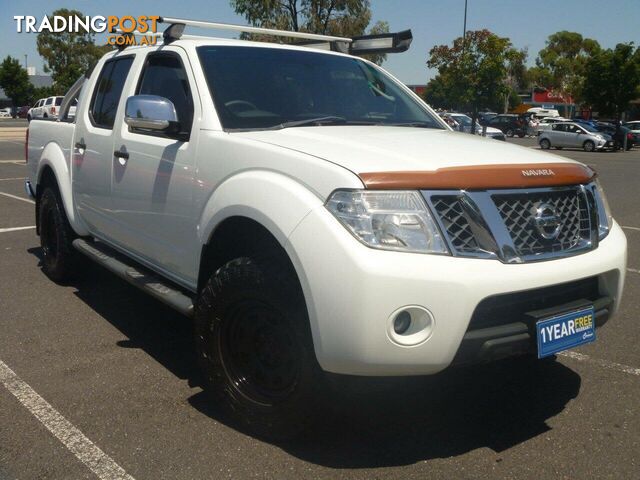 2011 NISSAN NAVARA ST-X (4X4) D40 SERIES 4 UTE TRAY, 4 DOORS, 5 SEATS