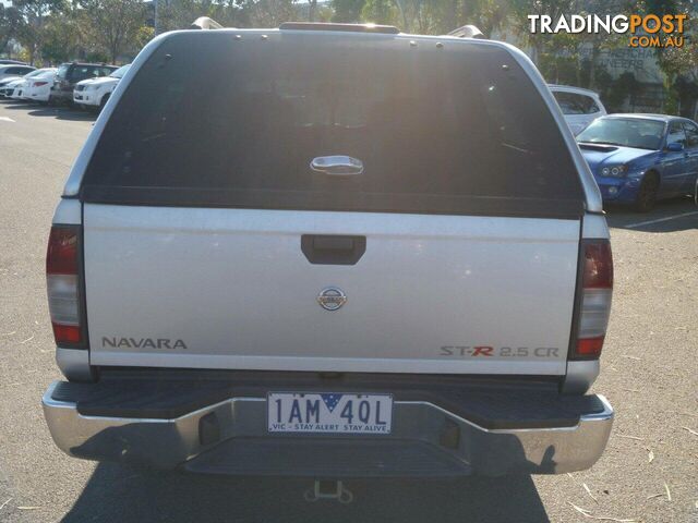 2012 NISSAN NAVARA ST-R (4X4) D22 SERIES 5 UTE TRAY, 4 DOORS, 5 SEATS