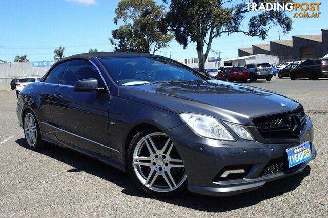 2011 MERCEDES-BENZ E250 CGI ELEGANCE 207 MY11 CONVERTIBLE, 2 DOORS, 4 SEATS