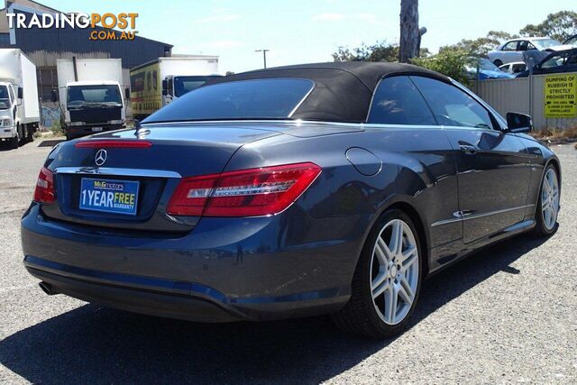 2011 MERCEDES-BENZ E250 CGI ELEGANCE 207 MY11 CONVERTIBLE, 2 DOORS, 4 SEATS