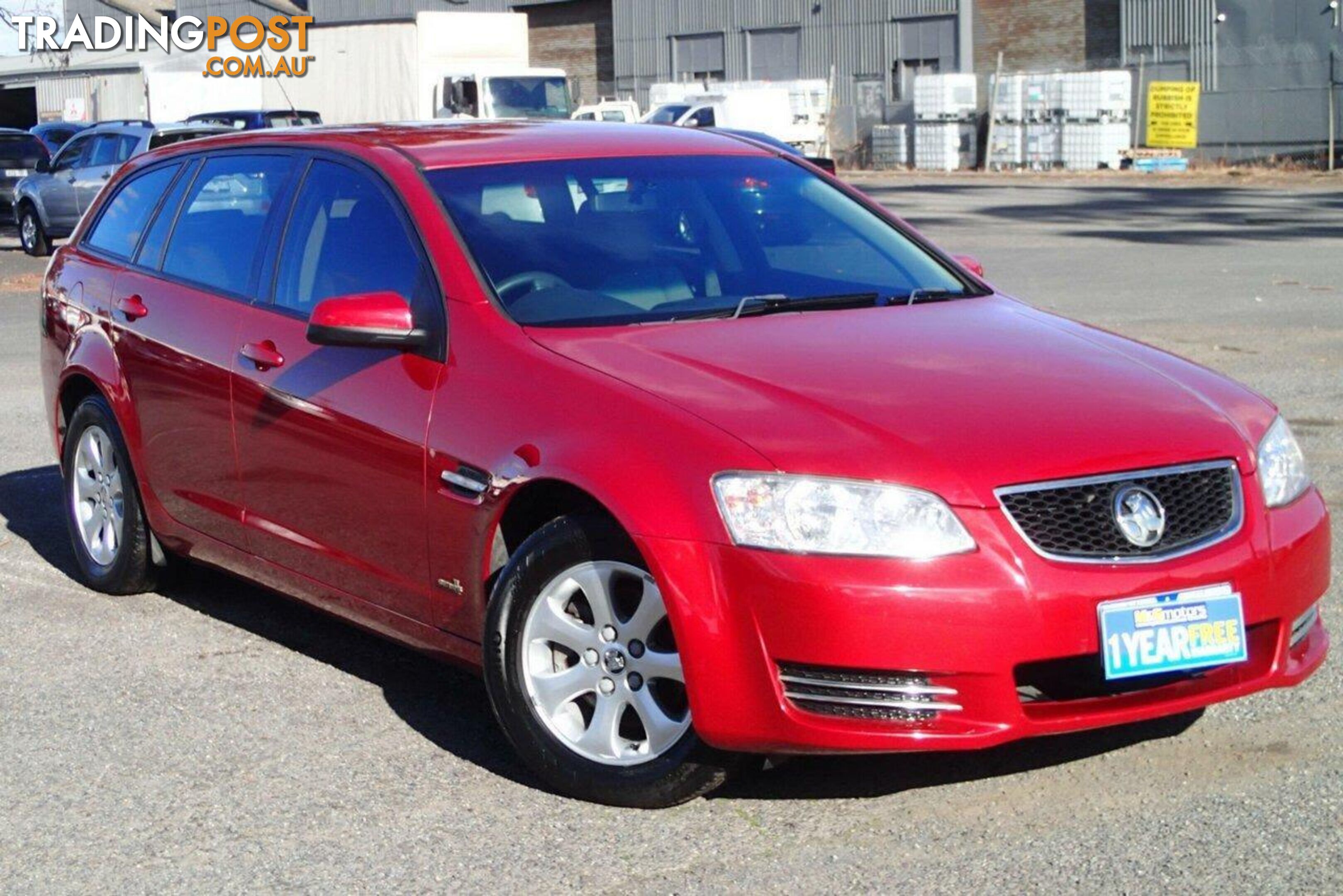 2012 HOLDEN COMMODORE OMEGA VE II MY12 WAGON, 4 DOORS, 5 SEATS