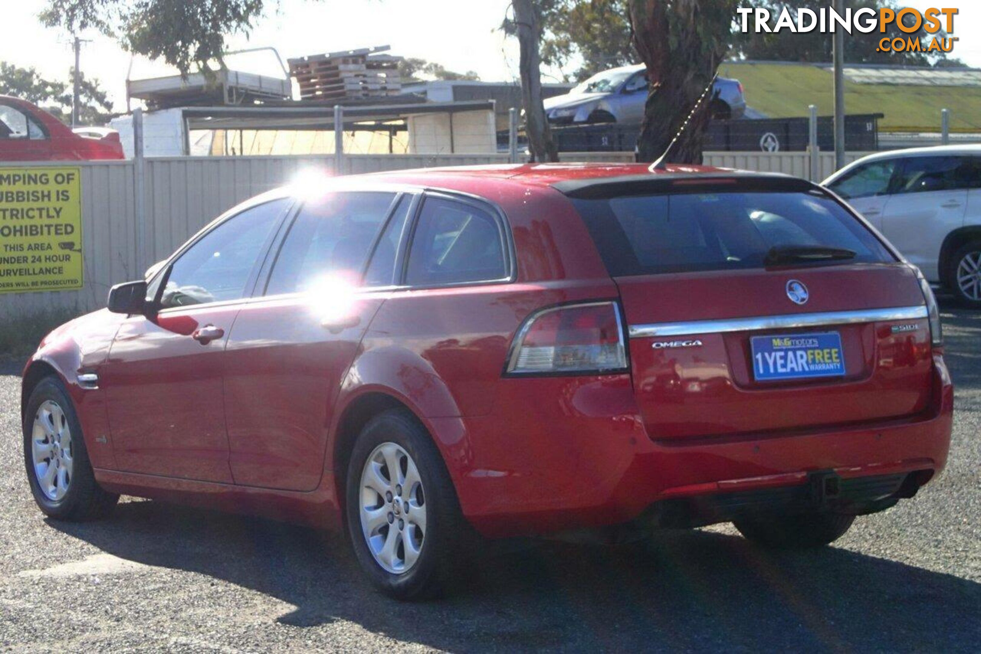 2012 HOLDEN COMMODORE OMEGA VE II MY12 WAGON, 4 DOORS, 5 SEATS