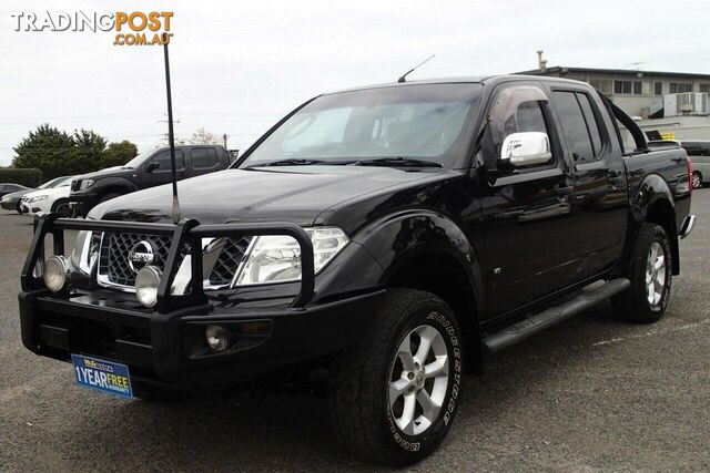 2013 NISSAN NAVARA ST-X (4X4) D40 MY12 UTE TRAY, 4 DOORS, 5 SEATS