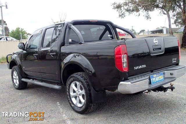 2013 NISSAN NAVARA ST-X (4X4) D40 MY12 UTE TRAY, 4 DOORS, 5 SEATS