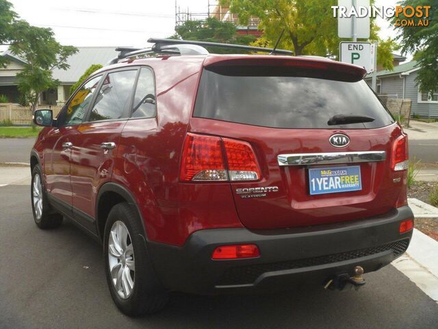 2011 KIA SORENTO PLATINUM (4X4) XM MY12 SUV, 4 DOORS, 7 SEATS