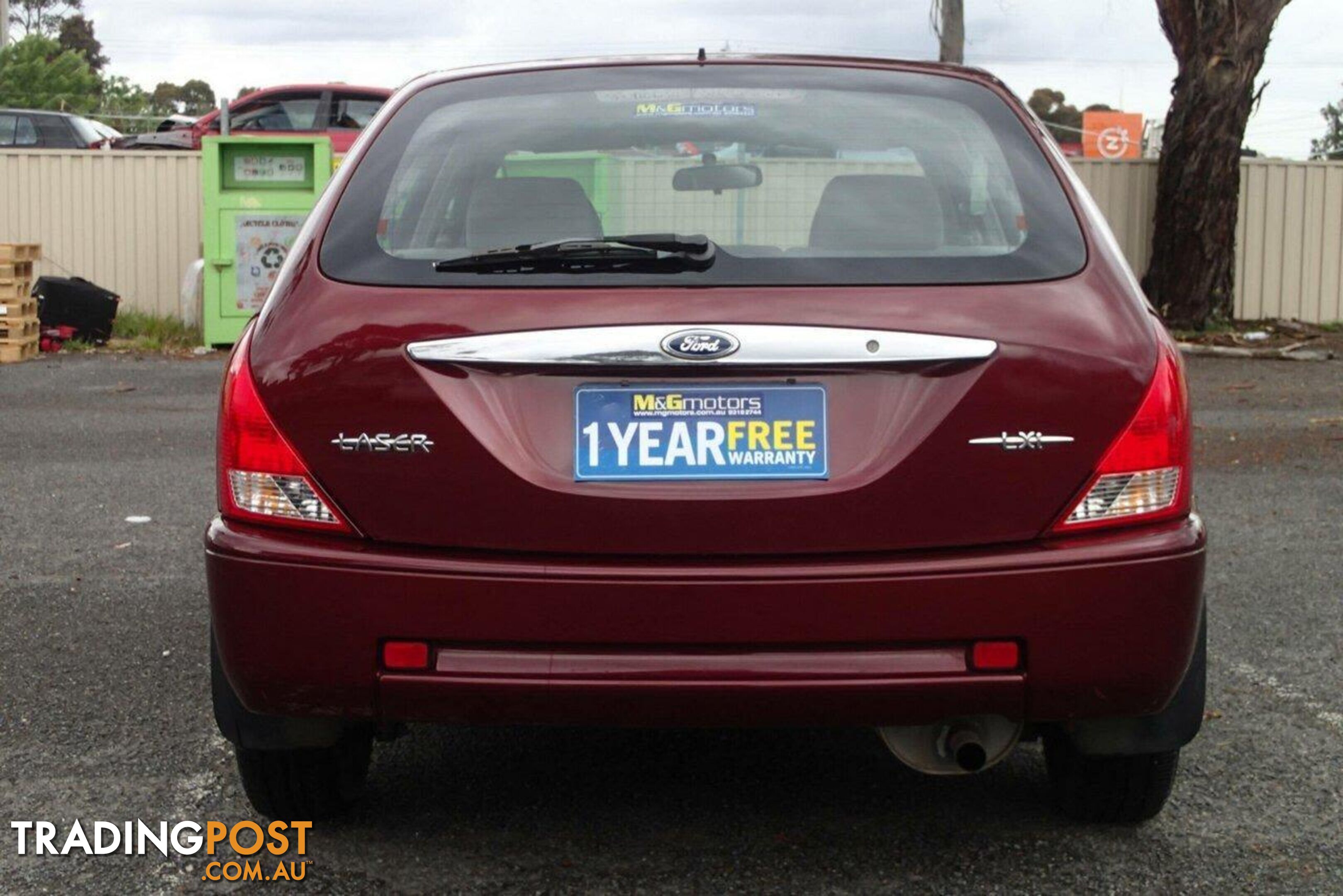 2002 FORD LASER LXI KQ HATCH, 5 DOORS, 5 SEATS