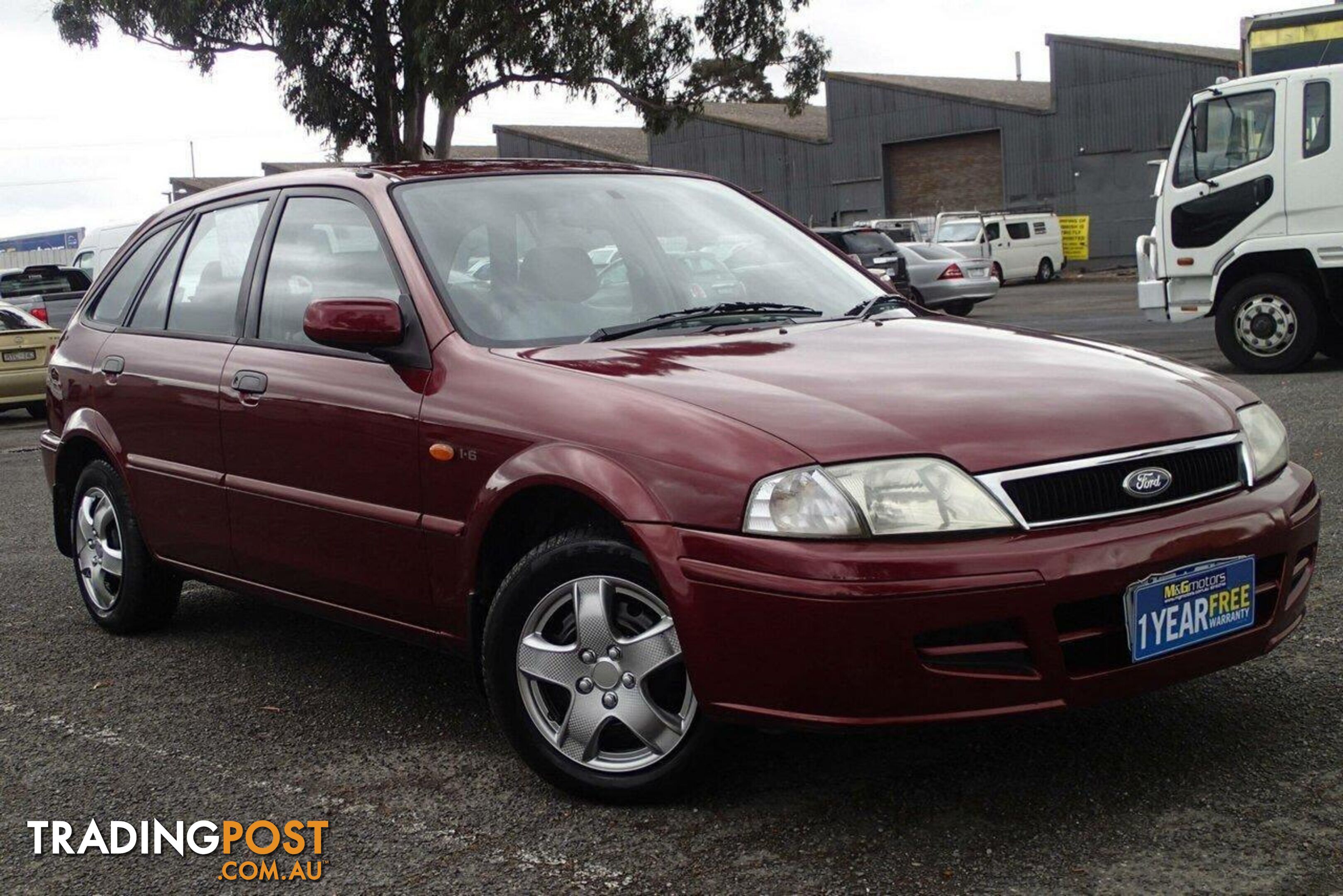 2002 FORD LASER LXI KQ HATCH, 5 DOORS, 5 SEATS