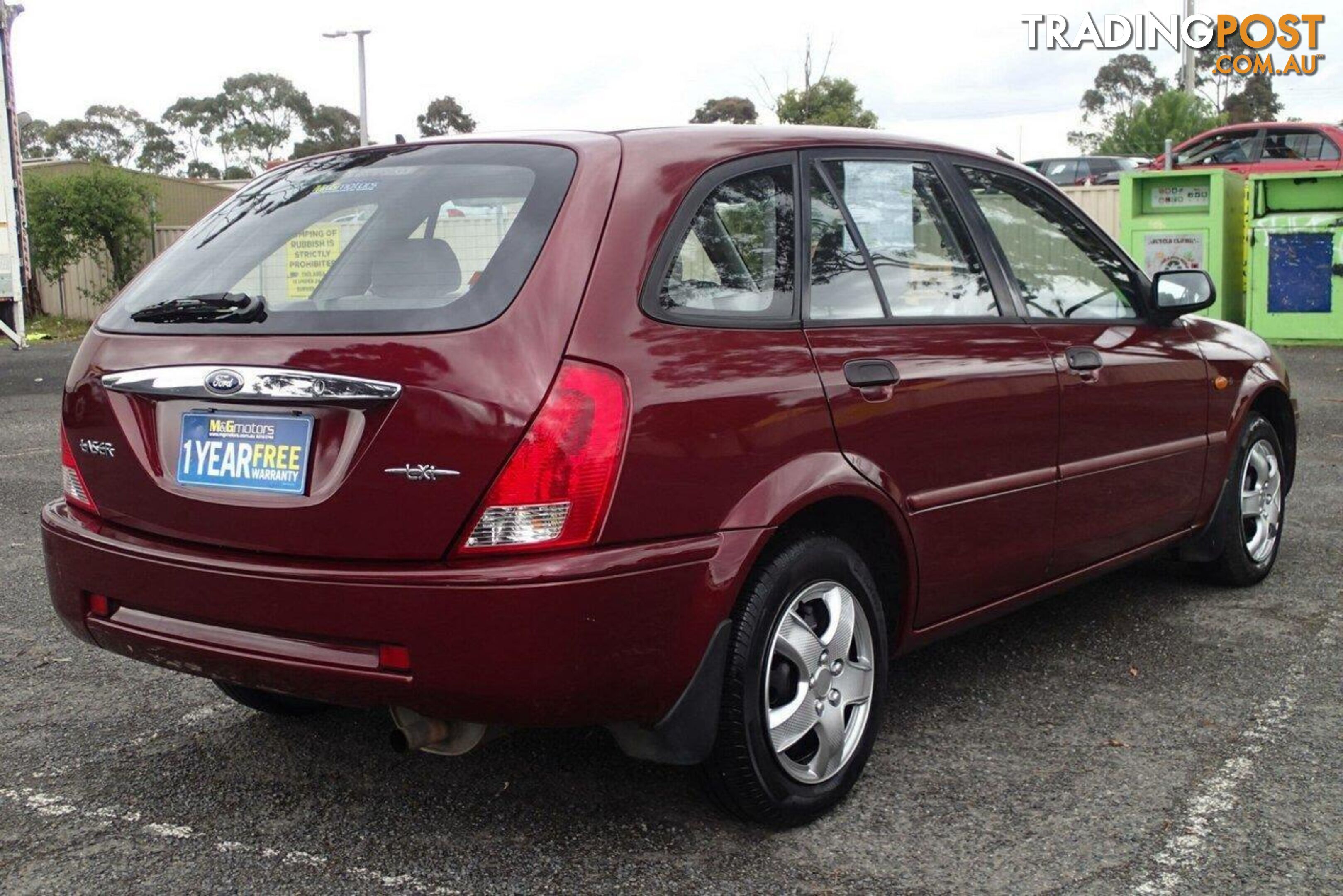 2002 FORD LASER LXI KQ HATCH, 5 DOORS, 5 SEATS