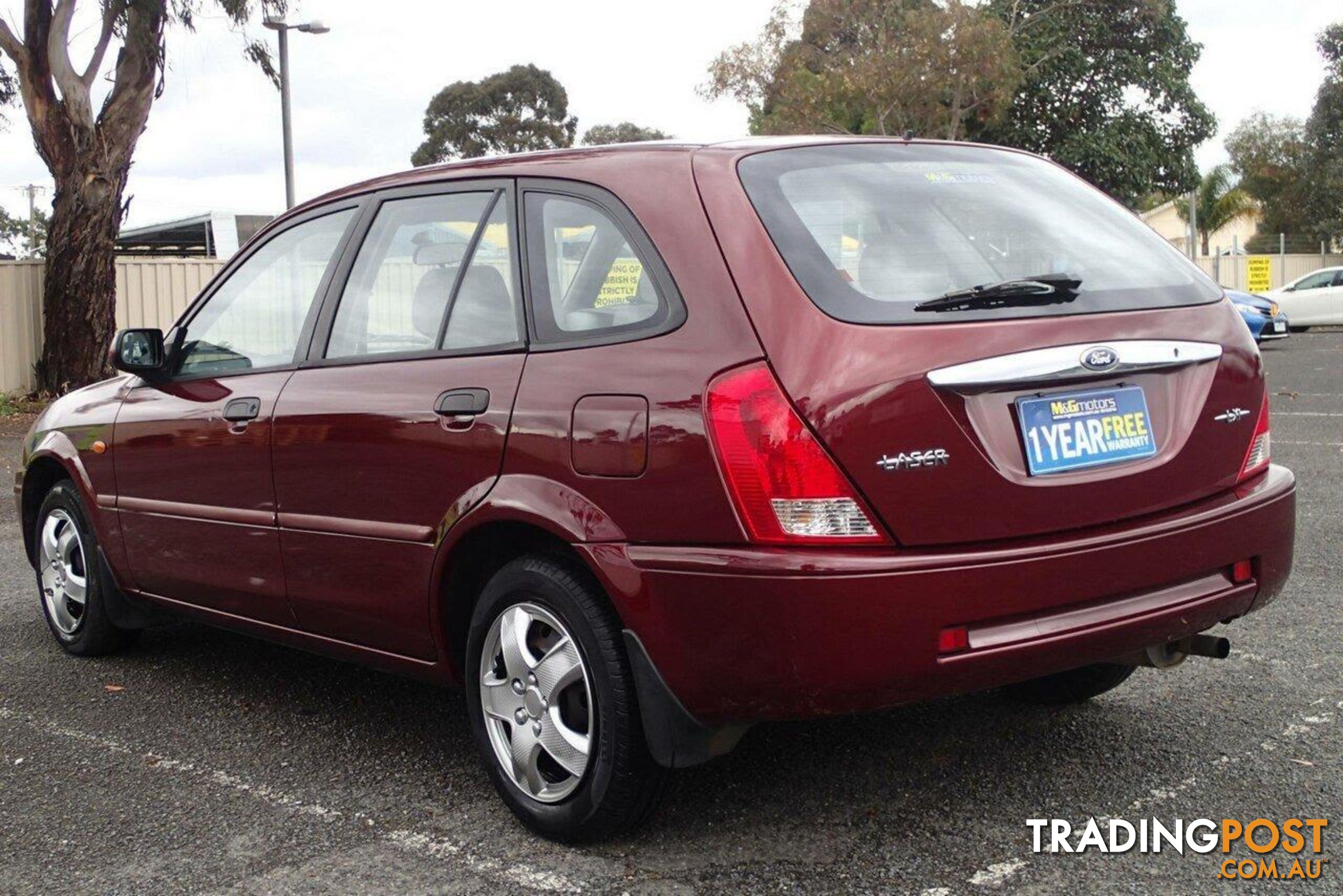 2002 FORD LASER LXI KQ HATCH, 5 DOORS, 5 SEATS