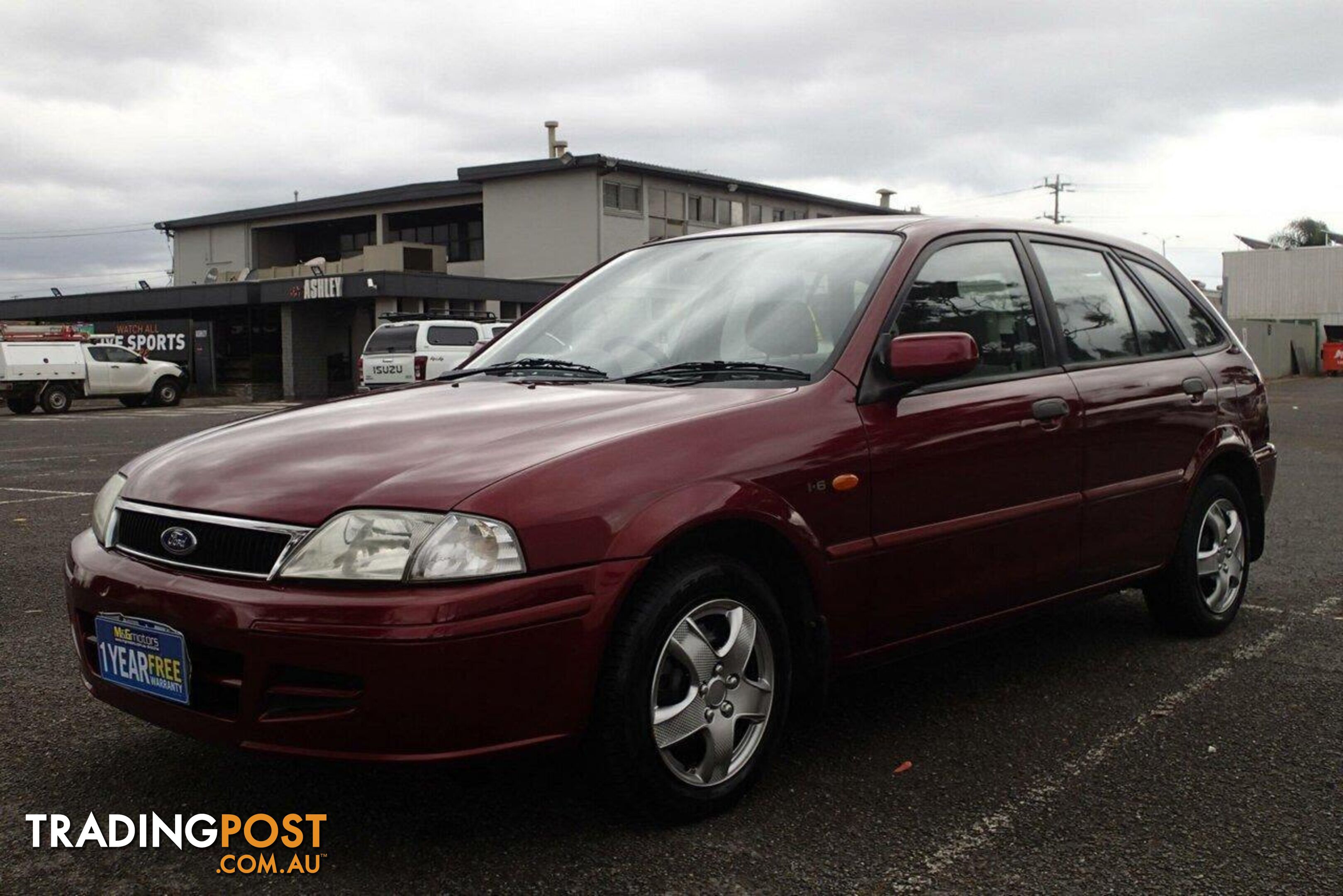 2002 FORD LASER LXI KQ HATCH, 5 DOORS, 5 SEATS