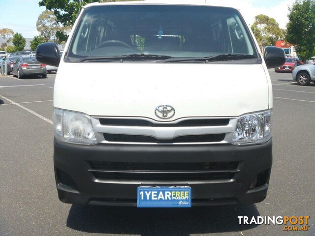 2013 TOYOTA HIACE LWB KDH201R MY12 UPGRADE COMMERCIAL, 4 DOORS, 3 SEATS