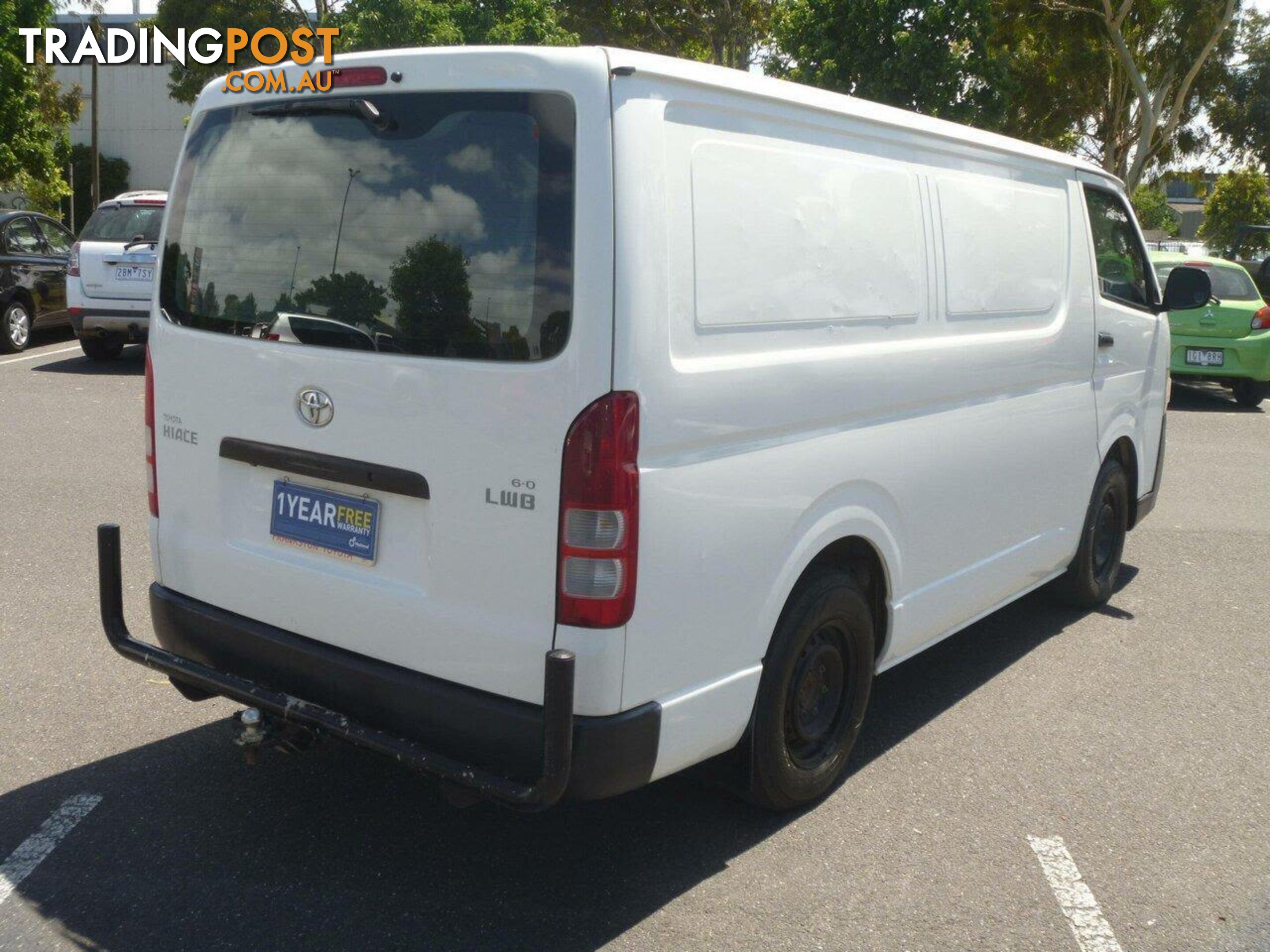 2013 TOYOTA HIACE LWB KDH201R MY12 UPGRADE COMMERCIAL, 4 DOORS, 3 SEATS