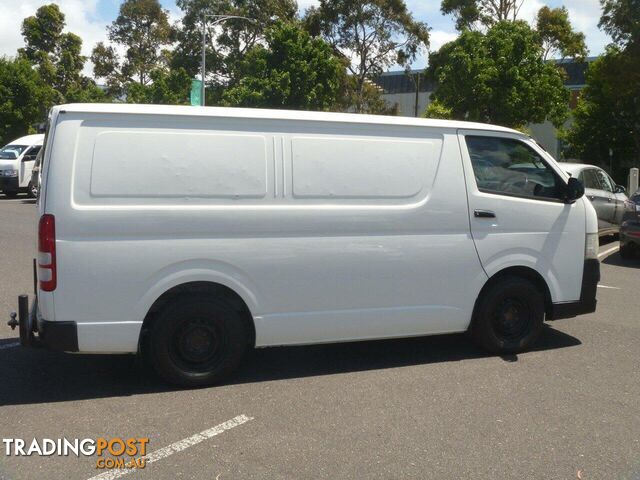 2013 TOYOTA HIACE LWB KDH201R MY12 UPGRADE COMMERCIAL, 4 DOORS, 3 SEATS