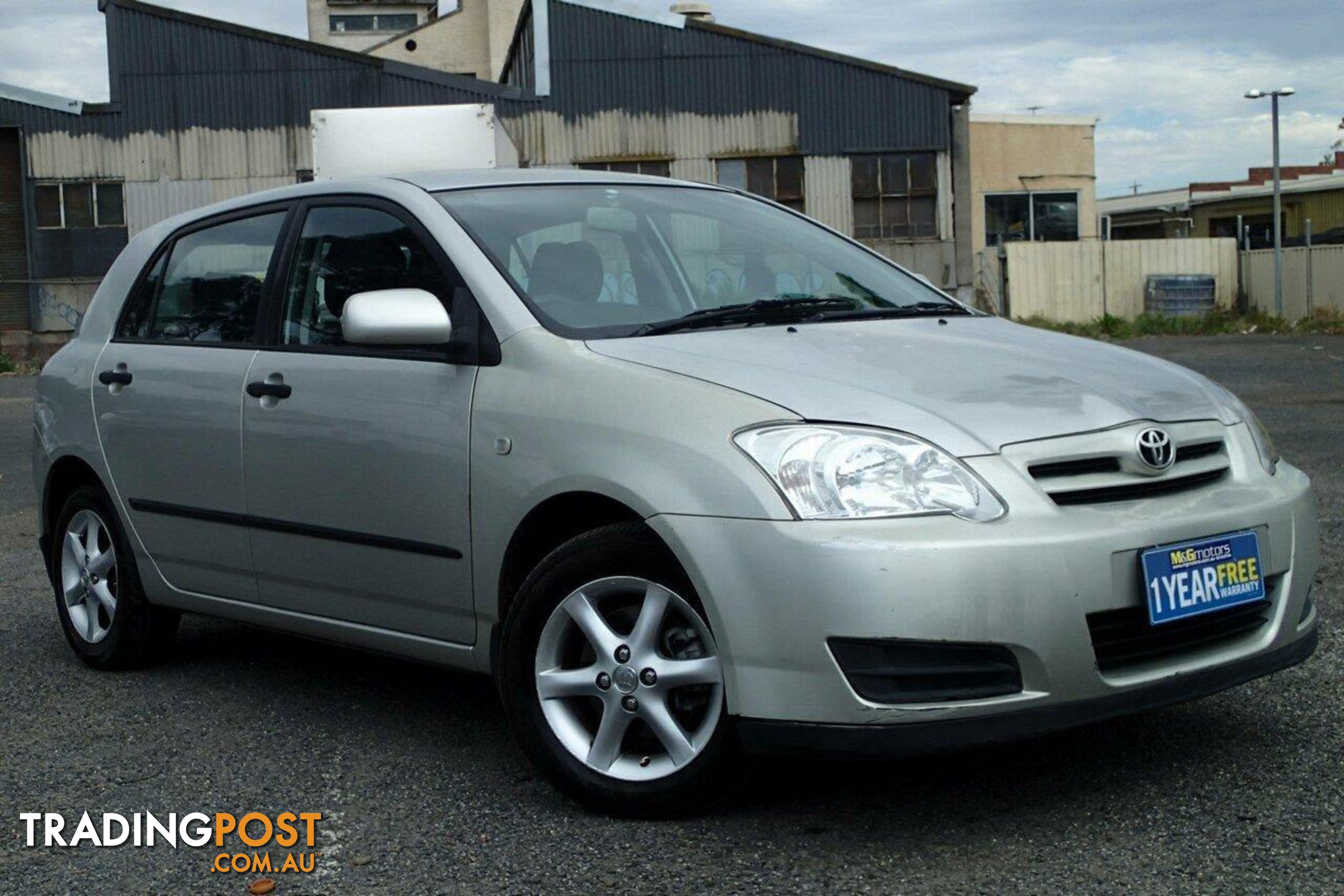 2006 TOYOTA COROLLA ASCENT SECA ZZE122R MY06 UPGRADE HATCH, 5 DOORS, 5 SEATS