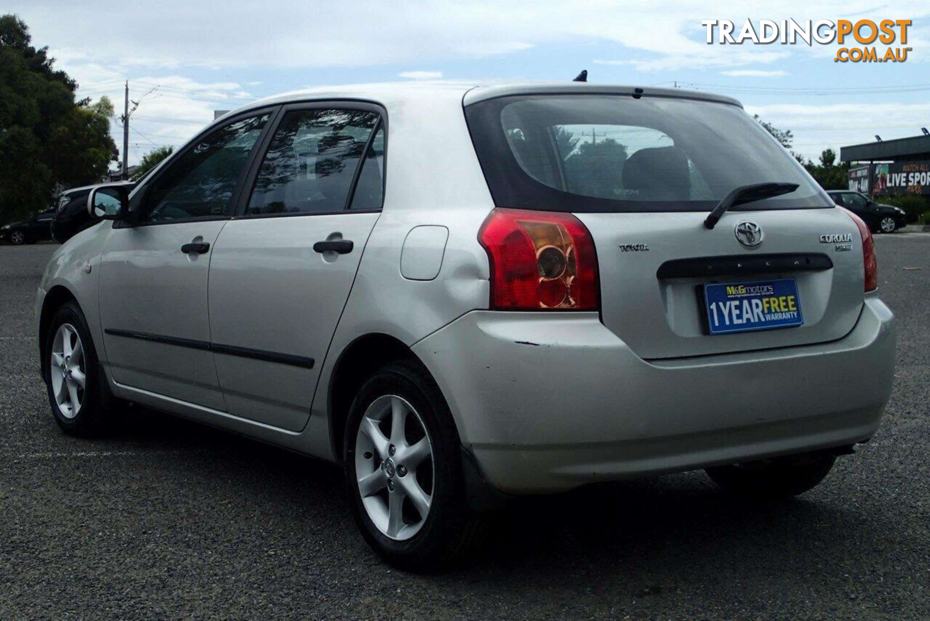 2006 TOYOTA COROLLA ASCENT SECA ZZE122R MY06 UPGRADE HATCH, 5 DOORS, 5 SEATS