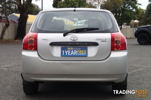 2006 TOYOTA COROLLA ASCENT SECA ZZE122R MY06 UPGRADE HATCH, 5 DOORS, 5 SEATS