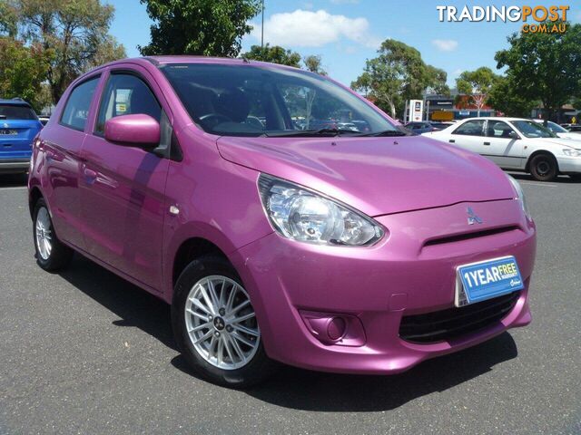 2014 MITSUBISHI MIRAGE ES LA HATCH, 5 DOORS, 5 SEATS