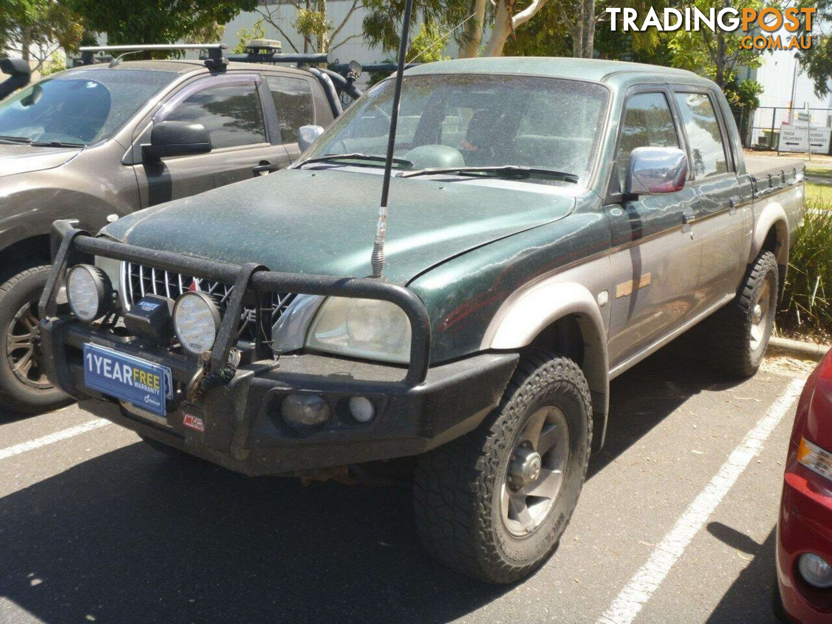 2004 MITSUBISHI TRITON GLX (4X4) MK MY05 UTE TRAY, 4 DOORS, 5 SEATS