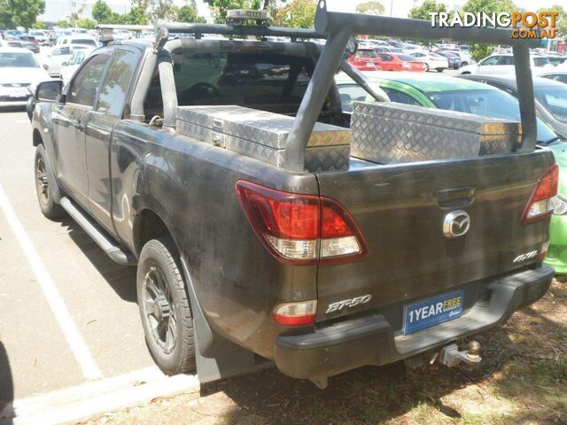 2017 MAZDA BT-50 XTR (4X4) MY16 UTE TRAY, 4 DOORS, 4 SEATS