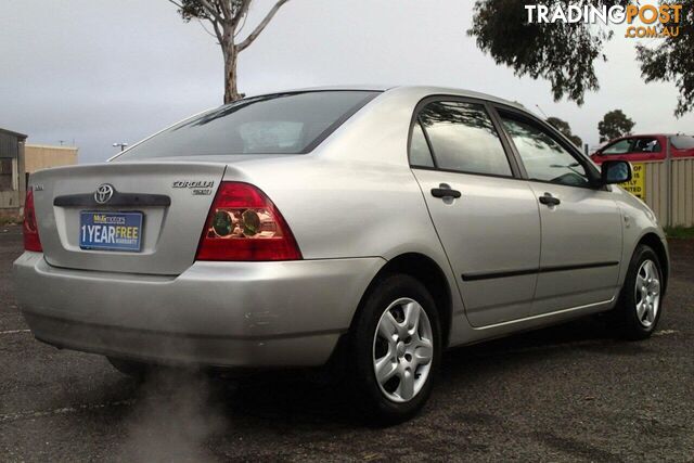 2006 TOYOTA COROLLA ASCENT ZZE122R MY06 UPGRADE SEDAN