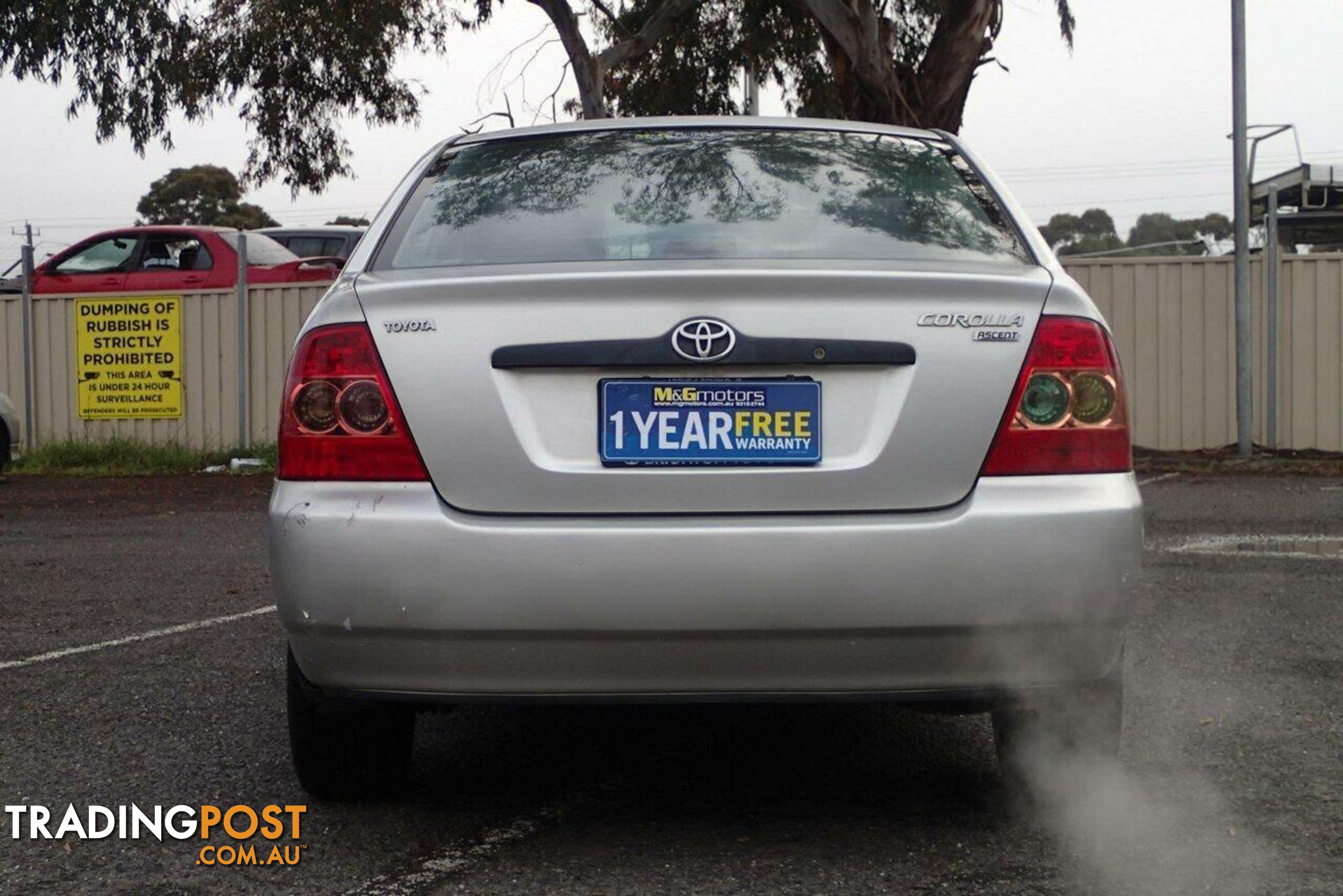 2006 TOYOTA COROLLA ASCENT ZZE122R MY06 UPGRADE SEDAN