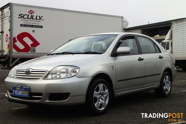 2006 TOYOTA COROLLA ASCENT ZZE122R MY06 UPGRADE SEDAN