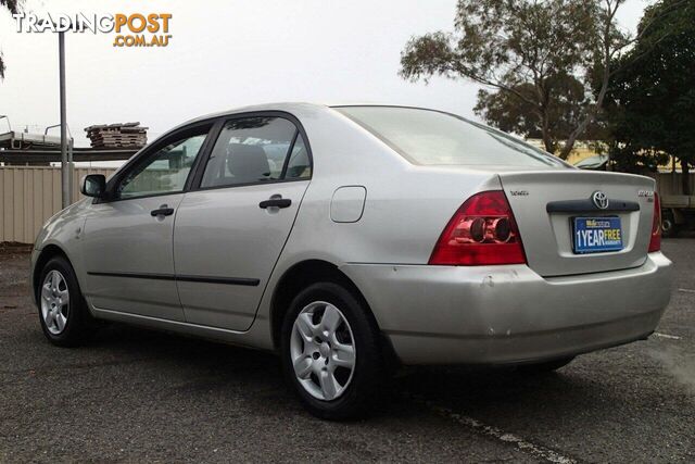 2006 TOYOTA COROLLA ASCENT ZZE122R MY06 UPGRADE SEDAN