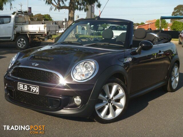 2013 MINI CABRIO COOPER R57 MY12 CONVERTIBLE, 2 DOORS, 4 SEATS