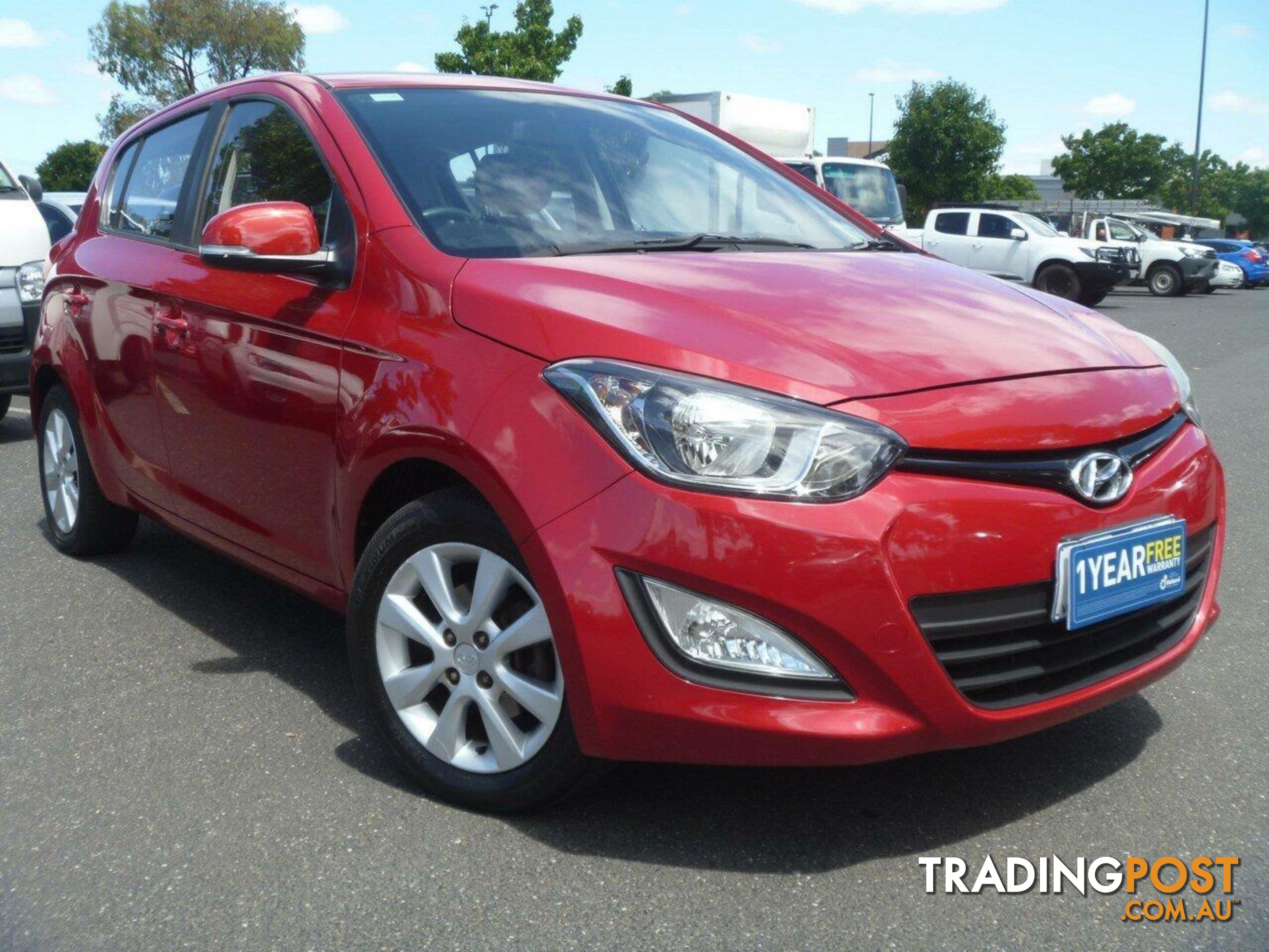 2014 HYUNDAI I20 ACTIVE PB MY14 HATCH, 5 DOORS, 5 SEATS