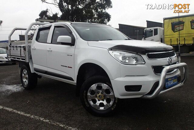 2013 HOLDEN COLORADO LX (4X4) RG UTE TRAY, 4 DOORS, 5 SEATS