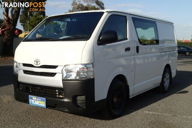 2017 TOYOTA HIACE LWB KDH201R MY16 COMMERCIAL, 4 DOORS, 2 SEATS