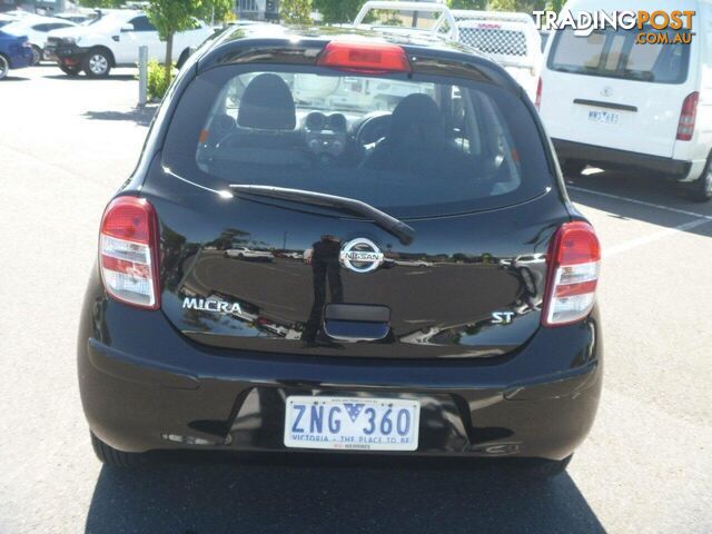 2013 NISSAN MICRA ST K13 MY13 HATCH, 5 DOORS, 5 SEATS