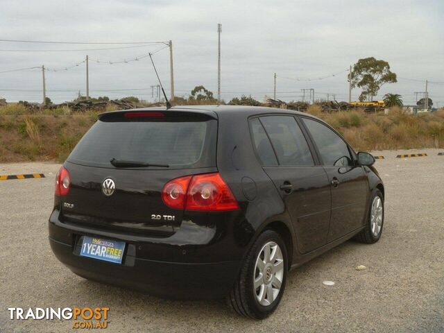 2007 VOLKSWAGEN GOLF 2.0 TDI COMFORTLINE 1K HATCH, 5 DOORS, 5 SEATS