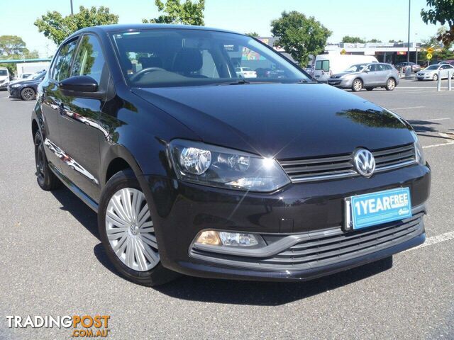 2015 VOLKSWAGEN POLO 66 TSI TRENDLINE 6R MY16 HATCH, 5 DOORS, 5 SEATS