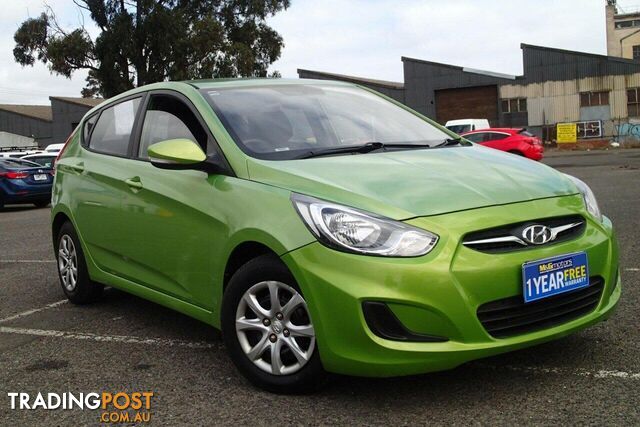 2014 HYUNDAI ACCENT ACTIVE RB2 HATCH, 5 DOORS, 5 SEATS