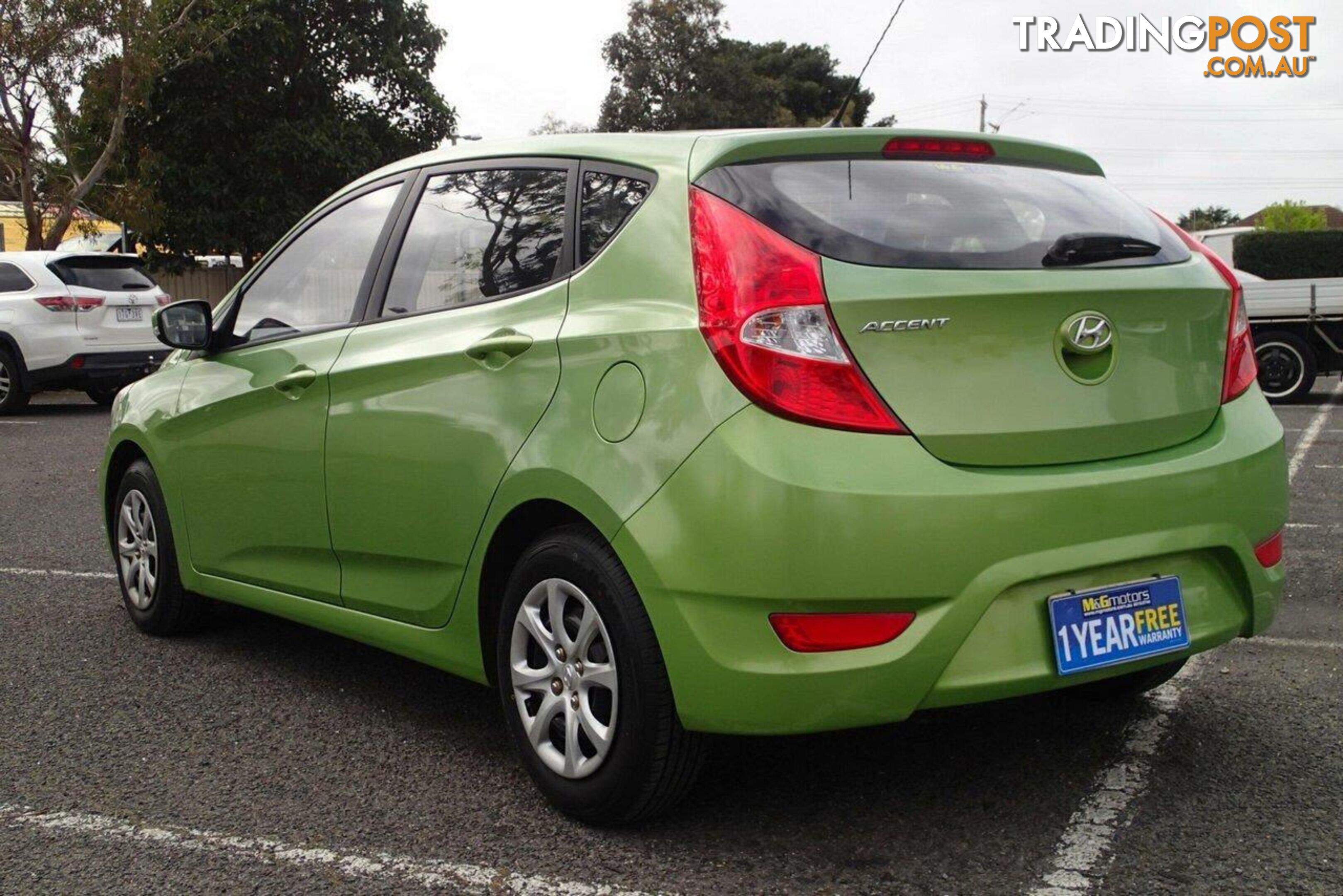 2014 HYUNDAI ACCENT ACTIVE RB2 HATCH, 5 DOORS, 5 SEATS