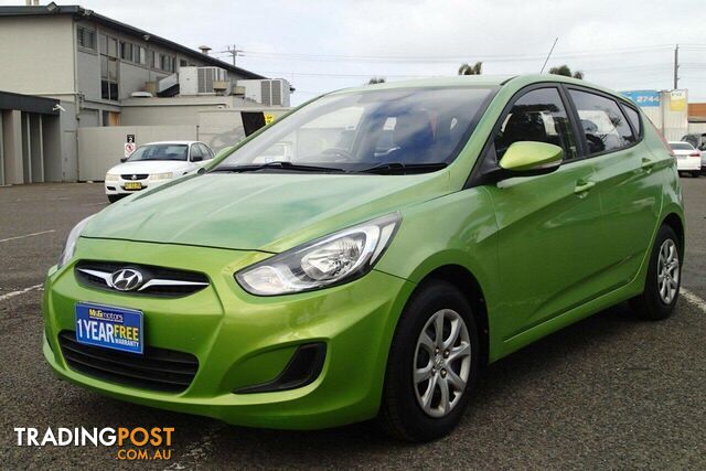 2014 HYUNDAI ACCENT ACTIVE RB2 HATCH, 5 DOORS, 5 SEATS