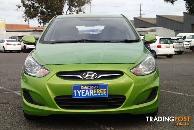 2014 HYUNDAI ACCENT ACTIVE RB2 HATCH, 5 DOORS, 5 SEATS