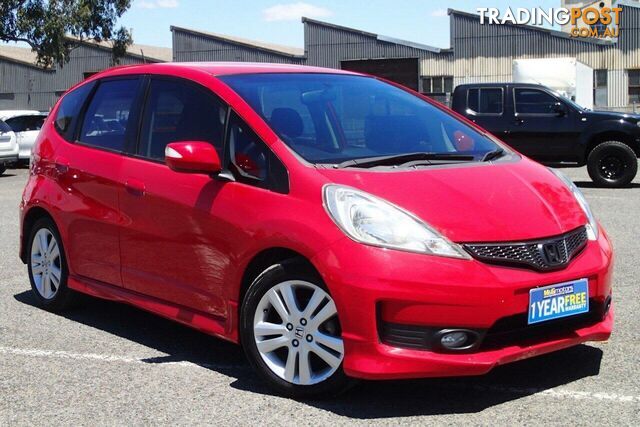 2012 HONDA JAZZ VIBE-S GE MY12 HATCH, 5 DOORS, 5 SEATS