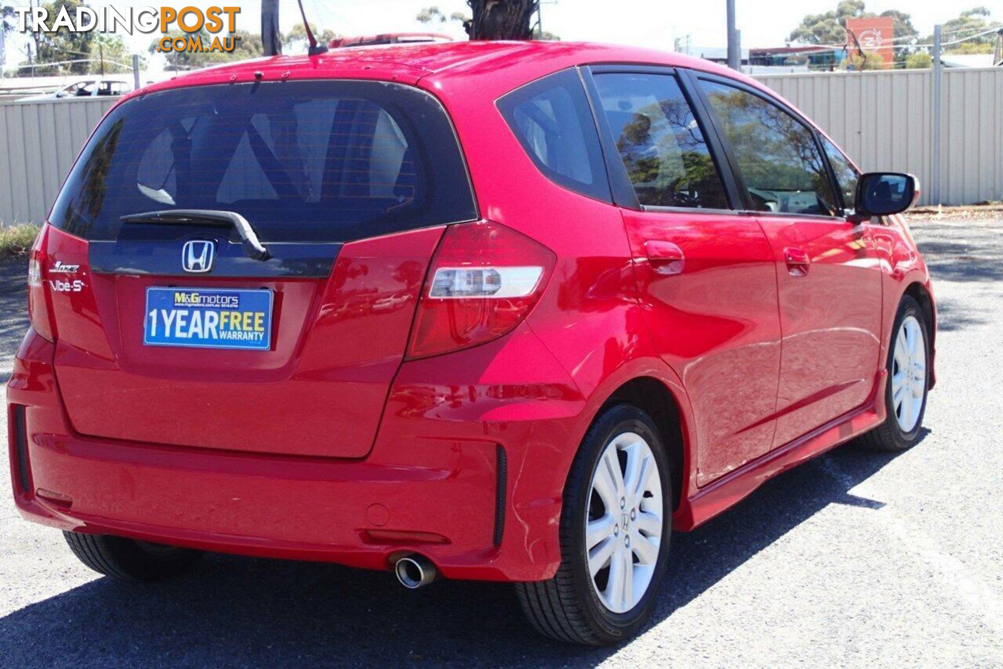 2012 HONDA JAZZ VIBE-S GE MY12 HATCH, 5 DOORS, 5 SEATS