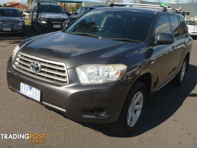 2010 TOYOTA KLUGER KX-R (FWD) 7 SEAT GSU40R SUV, 4 DOORS, 7 SEATS