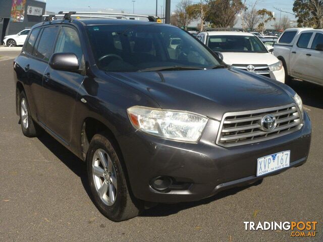 2010 TOYOTA KLUGER KX-R (FWD) 7 SEAT GSU40R SUV, 4 DOORS, 7 SEATS