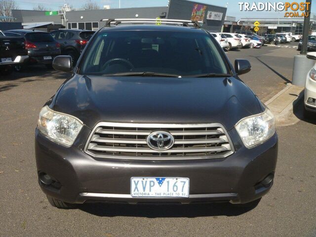 2010 TOYOTA KLUGER KX-R (FWD) 7 SEAT GSU40R SUV, 4 DOORS, 7 SEATS