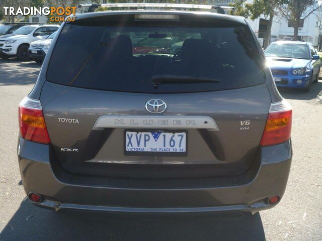 2010 TOYOTA KLUGER KX-R (FWD) 7 SEAT GSU40R SUV, 4 DOORS, 7 SEATS