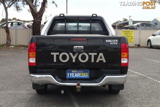 2005 TOYOTA HILUX SR GGN15R UTE TRAY, 4 DOORS, 5 SEATS