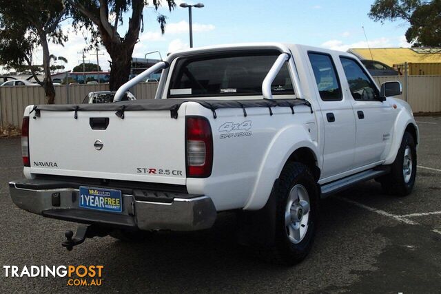 2013 NISSAN NAVARA DX (4X4) D22 SERIES 5 UTE TRAY, 2 DOORS, 3 SEATS