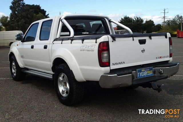 2013 NISSAN NAVARA DX (4X4) D22 SERIES 5 UTE TRAY, 2 DOORS, 3 SEATS