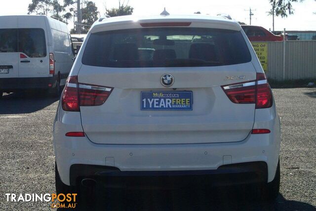 2011 BMW X3 XDRIVE 20D F25 SUV