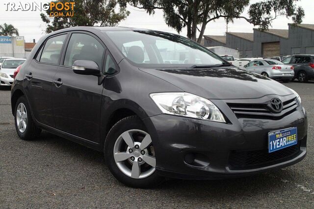 2010 TOYOTA COROLLA ASCENT ZRE152R MY11 HATCH, 5 DOORS, 5 SEATS