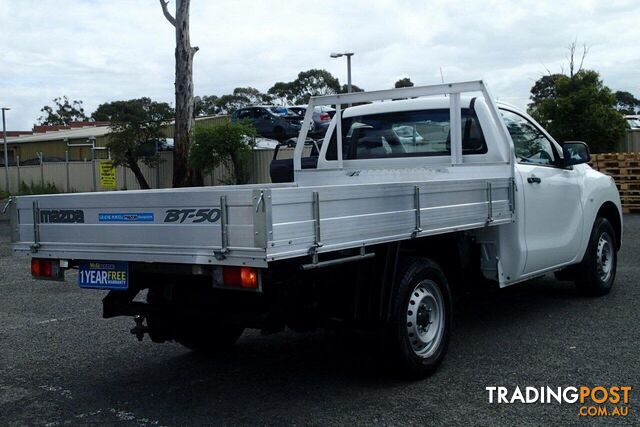 2015 MAZDA BT-50 XT (4X2) MY13 UTE TRAY, 2 DOORS, 3 SEATS